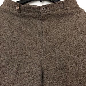 Vintage high-waist women dress pants